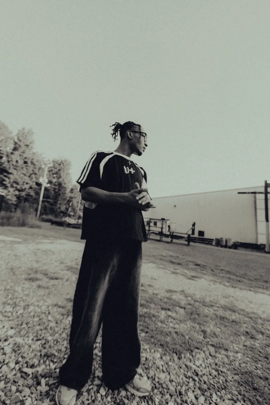 Outside the studio at golden hour
